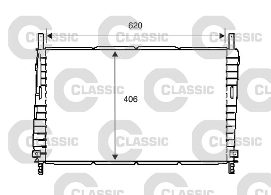 VALEO 234286 Radiator, engine cooling