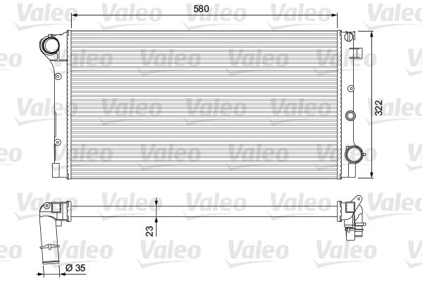 VALEO 234924 Radiator, engine cooling