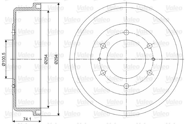 VALEO 237065 Brake Drum