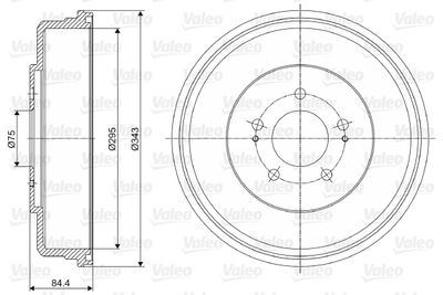 Brake Drum VALEO 237078