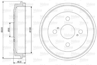 Brake Drum VALEO 237109