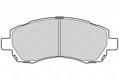 Brake Pad Set, disc brake VALEO 302082