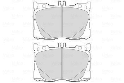 Brake Pad Set, disc brake VALEO 302297