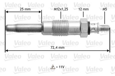 Glow Plug VALEO 345100