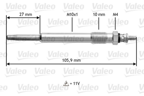 VALEO 345103 Glow Plug