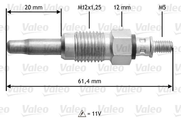 VALEO 345108 Glow Plug