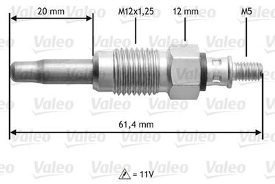 Glow Plug VALEO 345108