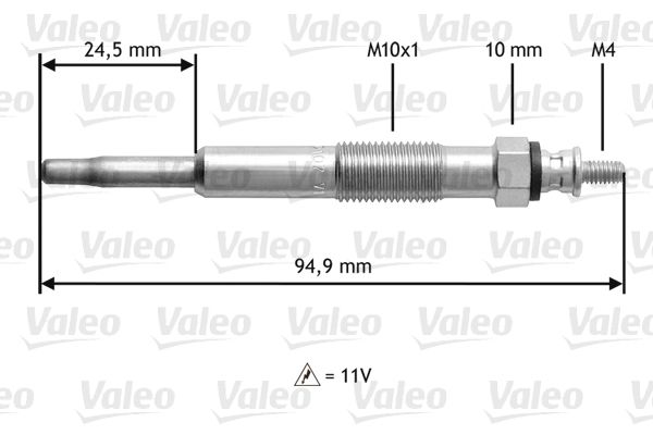 VALEO 345110 Glow Plug