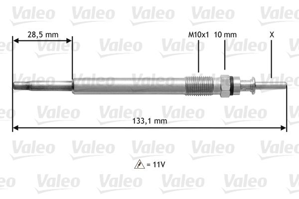 VALEO 345113 Glow Plug