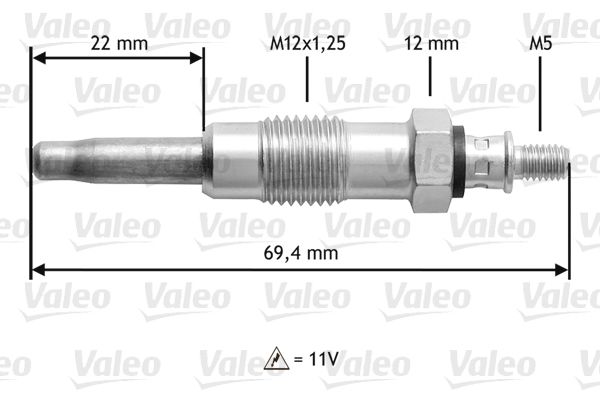 VALEO 345116 Glow Plug
