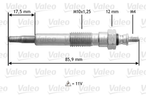 VALEO 345117 Glow Plug