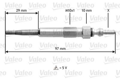 Glow Plug VALEO 345125