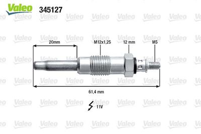Glow Plug VALEO 345127