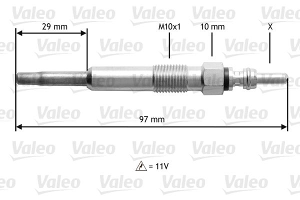 VALEO 345130 Glow Plug