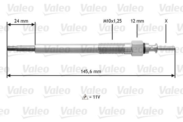 VALEO 345133 Glow Plug