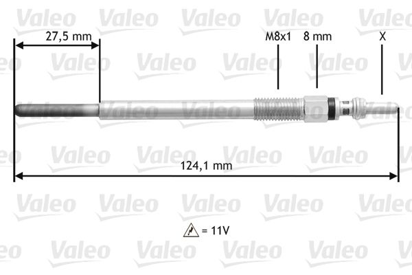 VALEO 345138 Glow Plug