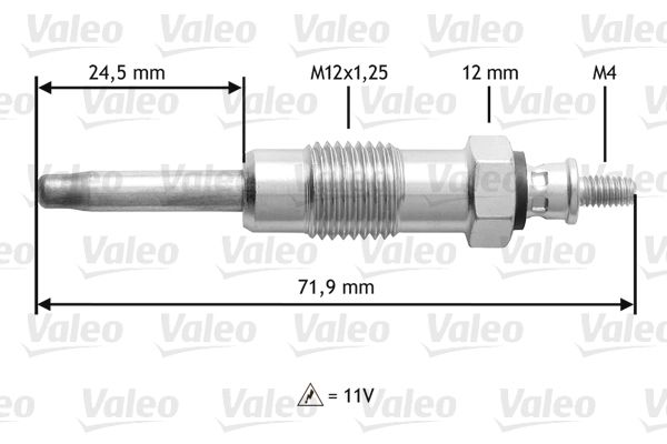 VALEO 345140 Glow Plug