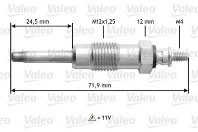 Glow Plug VALEO 345140