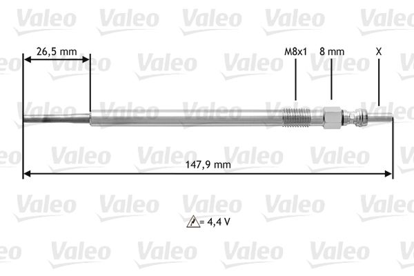 VALEO 345142 Glow Plug