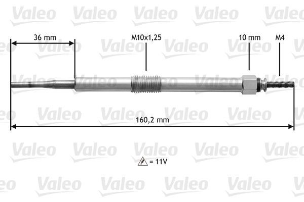 VALEO 345144 Glow Plug