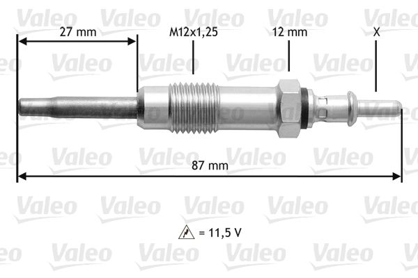 VALEO 345151 Glow Plug