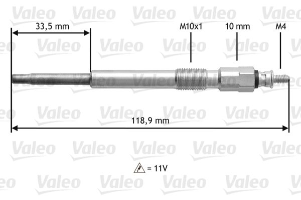 VALEO 345152 Glow Plug