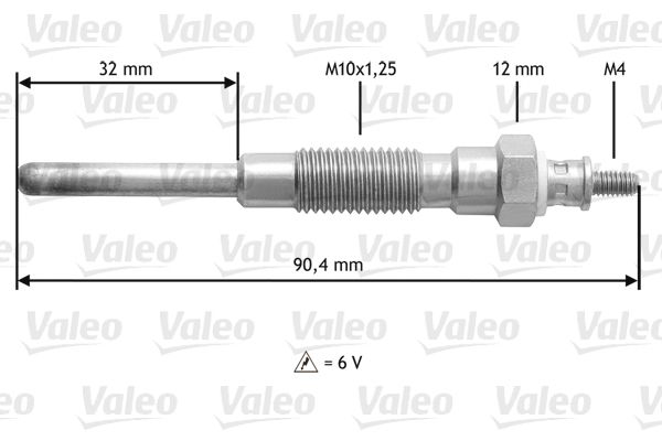 VALEO 345158 Glow Plug