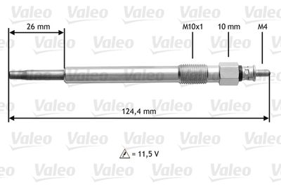 Glow Plug VALEO 345162