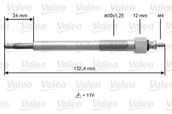 VALEO 345163 Glow Plug
