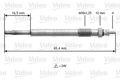Glow Plug VALEO 345169