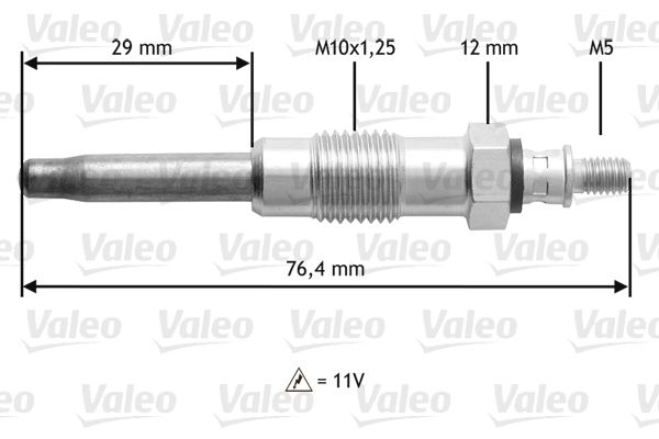 VALEO 345170 Glow Plug