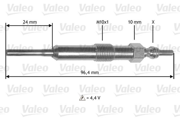 VALEO 345171 Glow Plug