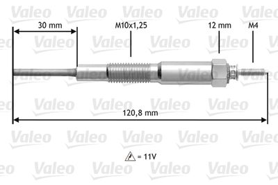 Glow Plug VALEO 345173