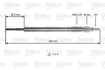 Glow Plug VALEO 345177