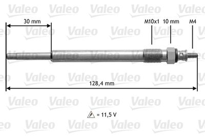 Glow Plug VALEO 345179