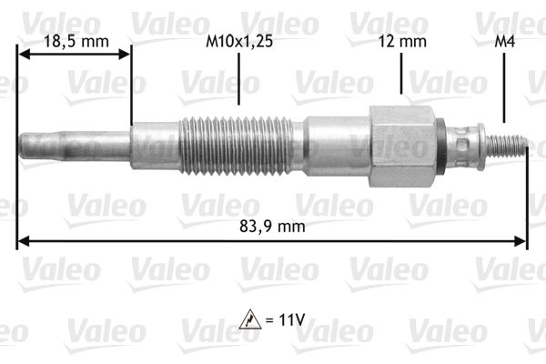 VALEO 345180 Glow Plug