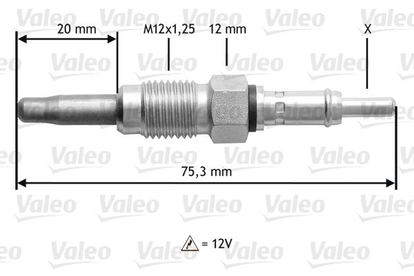 VALEO 345181 Glow Plug