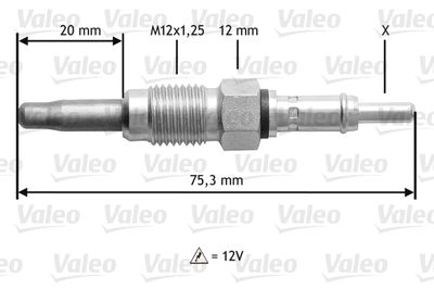 Glow Plug VALEO 345181