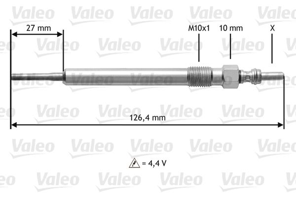 VALEO 345183 Glow Plug