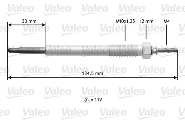 VALEO 345185 Glow Plug