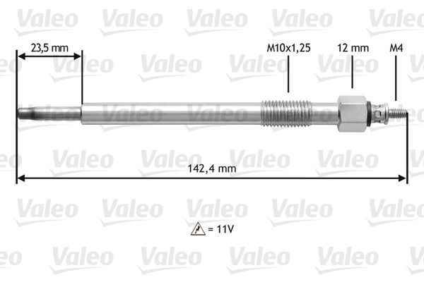 VALEO 345187 Glow Plug