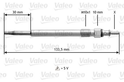 Glow Plug VALEO 345188