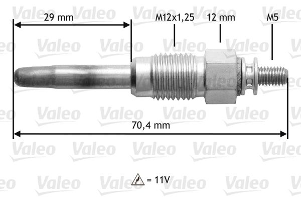 VALEO 345190 Glow Plug
