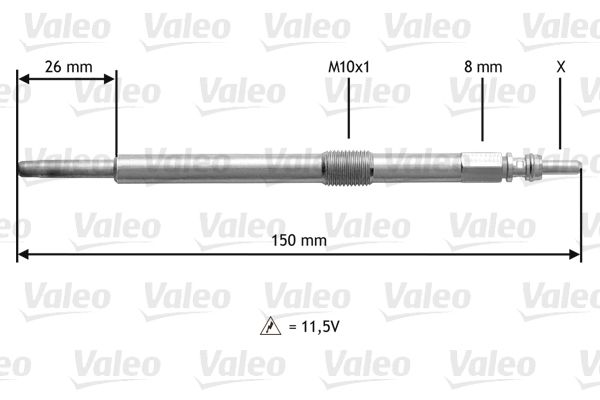 VALEO 345191 Glow Plug