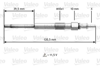 Glow Plug VALEO 345194