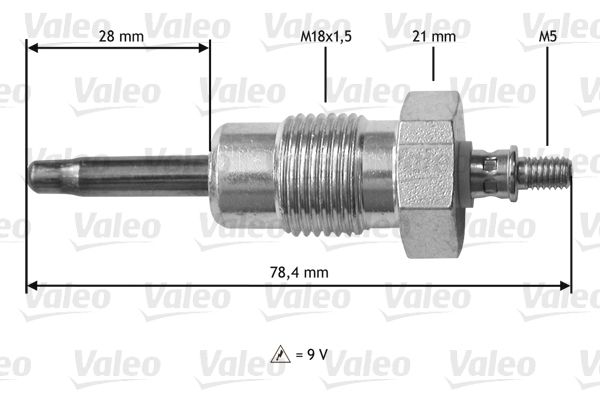 VALEO 345195 Glow Plug