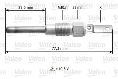 Glow Plug VALEO 345197
