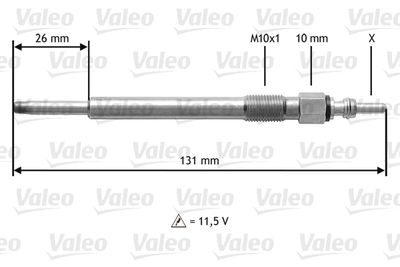 Glow Plug VALEO 345201