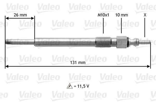 VALEO 345202 Glow Plug