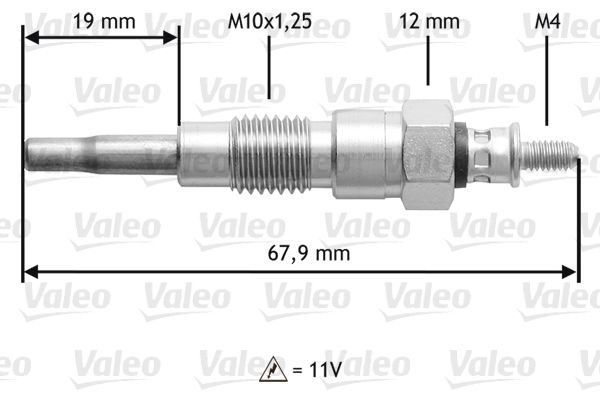 VALEO 345203 Glow Plug